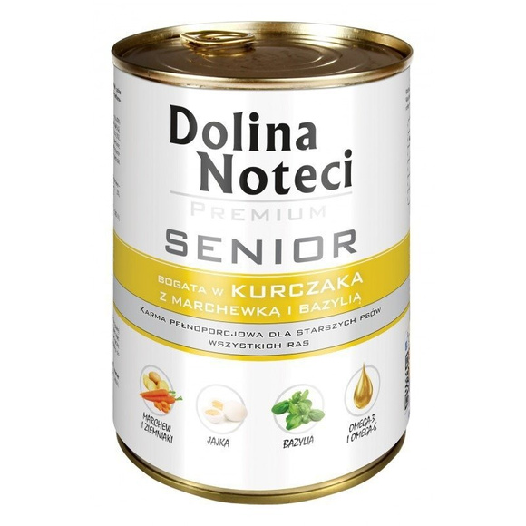 Dolina Noteci Premium Senior - mokra karma dla starszych psów, 400g