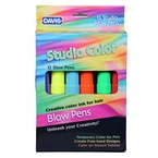 Davis Color Blow Pens - pisaki do koloryzacji dla zwierząt, 12 sztuk