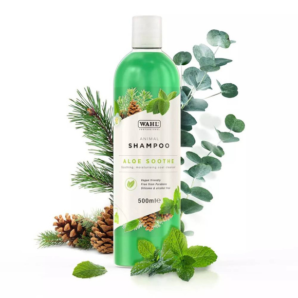 Wahl Aloe Soothe Shampoo - szampon hypoalergiczny, kojący, koncentrat 15:1, 500ml