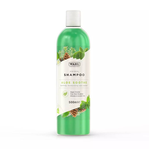 Wahl Aloe Soothe Shampoo - szampon hypoalergiczny, kojący, koncentrat 15:1, 500ml