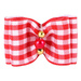 Show Tech Fancy Tartan Bows with Elastic - kokardki na gumce, 36 sztuk