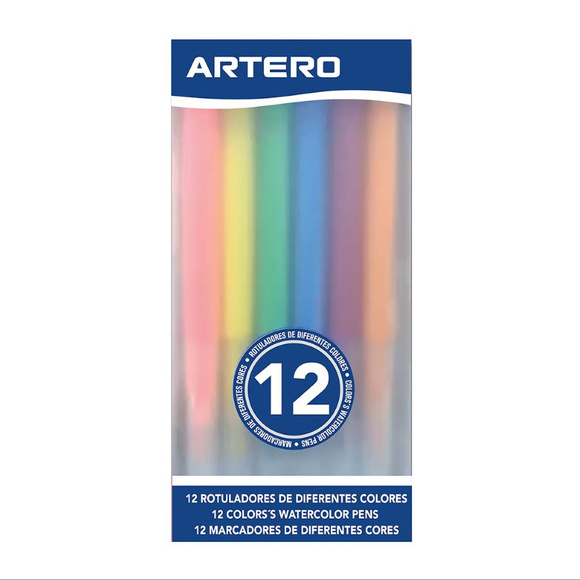 Artero Watercolor Pens - pisaki do koloryzacji dla zwierząt, 12 sztuk