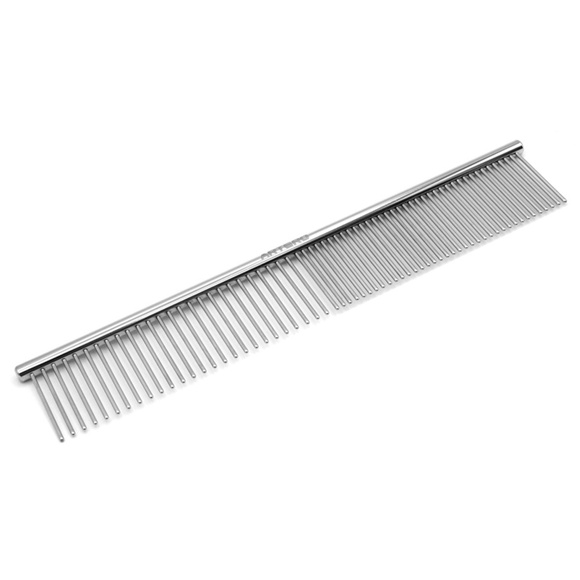 Artero Short Pin Comb - metalowy grzebień z mieszanym (50:50) rozstawem pinów, długość 18.6cm