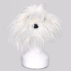 Vivog white fur for dog head dummy - wymienne białe futro do główki treningowej Teddy Bear / Bichon 