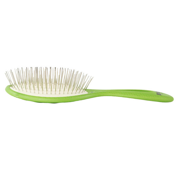 BASS BIO-FLEX Alloy Leaf Shape Brush - ekologiczna szczotka ze skrobi kukurydzianej, wzór liścia