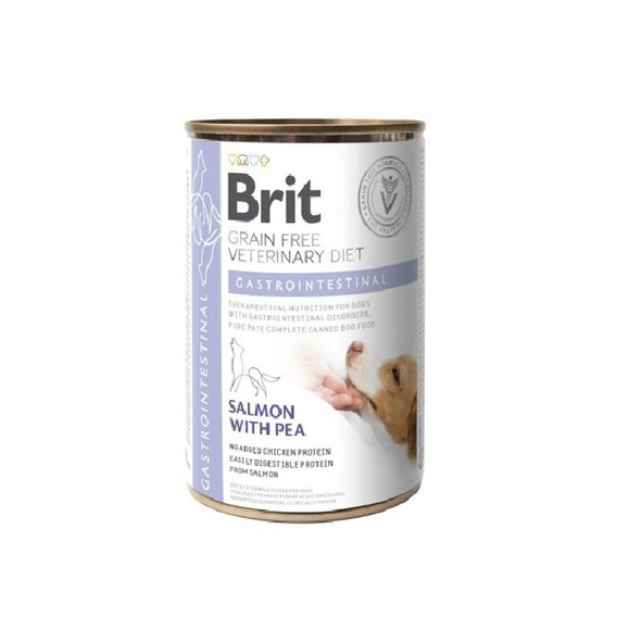 Brit Grain Free Veterinary Diet Gastrointestinal - mokra karma dla psa dla psów psów z ostrym zapaleniem żołądka i jelit, 400g