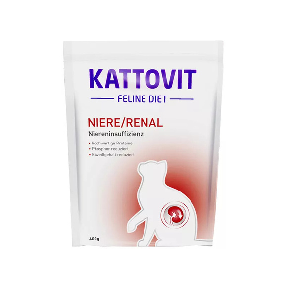 Kattovit Niere / Renal - sucha karma dla kotów cierpiących na schorzenia związane z nerkami, 400g