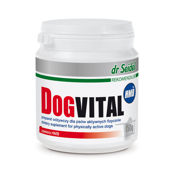 Dr Seidel DogVital - preparat odżywczy z HMB dla psów, 150g