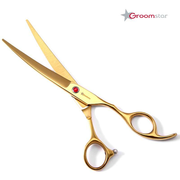 Groomstar - profesjonalne nożyczki groomerskie, zestaw 4 sztuk, 7"