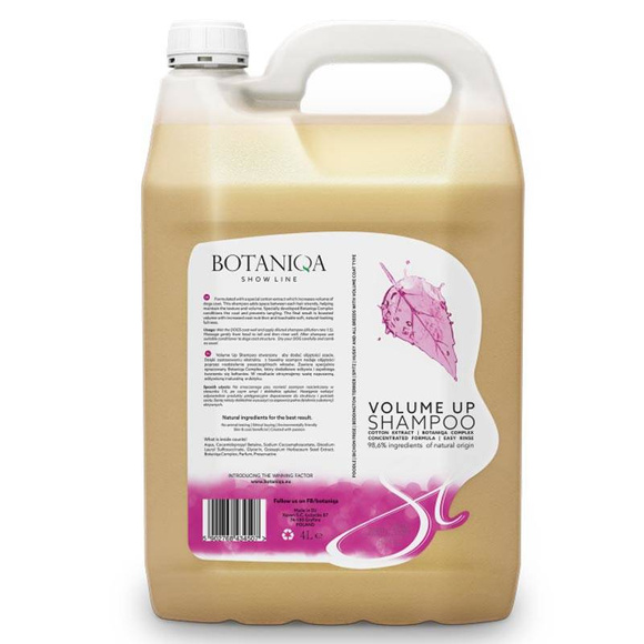 Botaniqa Show Line Volume Up Shampoo - szampon dodający objętości szacie 4l