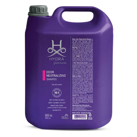 Hydra Professional Odor Neutralizing Shampoo - szampon odświeżający, niwelujący brzydkie zapachy, dla psów i kotów, koncentrat 10:1, 5l