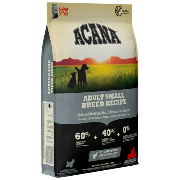 ACANA Heritage Adult Small Breed - karma dla psów dorosłych ras małych 2kg