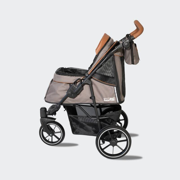 InnoPet Premium Cozy Beige - luksusowy, komfortowy wózek dla psów o wadze do 28kg