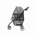 InnoPet Buggy Avenue Gray/Black - lekki i zwrotny wózek dla psów o wadze do 11kg, szaro-czarny