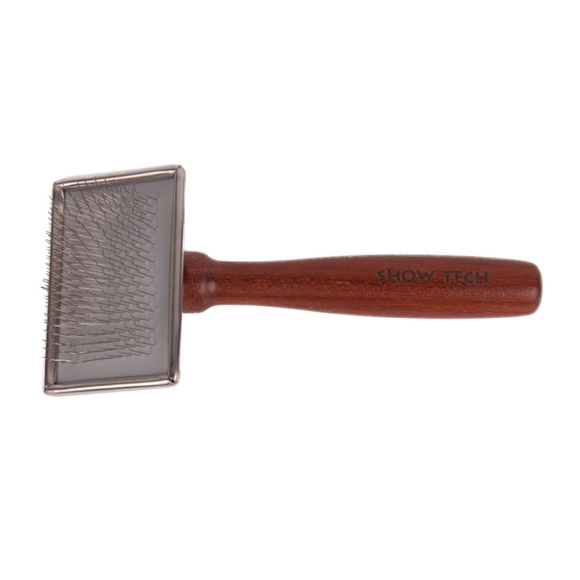 Show Tech Slicker Brush Rosewood - szczotka pudlówka z drewna palisandrowego XS