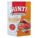 Rinti Kennerfleisch - bezzbożowa mokra karma dla psa, kurczak, saszetka 400g