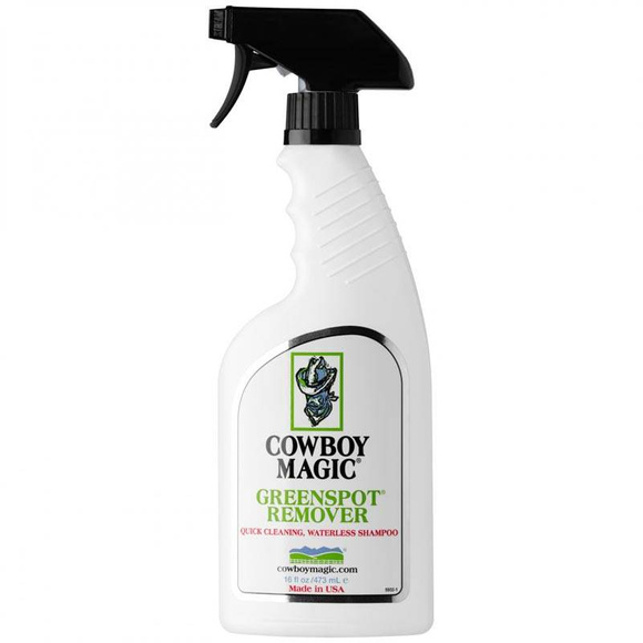 Cowboy Magic Greenspot Remover - szampon do kąpieli "na sucho", dla koni i psów, 473ml