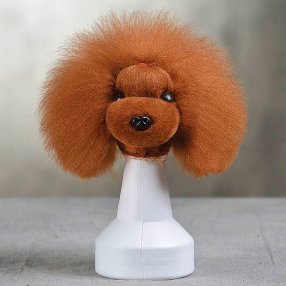 Vivog brown fur for dog head dummy - wymienne brązowe futro do główki treningowej Teddy Bear / Bichon 