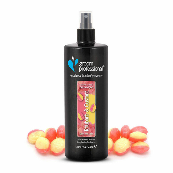 Groom Professional Rhubarb & Custard Cologne - woda zapachowa o zapachu ciasta rabarbarowego 500ml