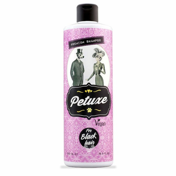 Petuxe for Black Hair Shampoo (Color Enhancing) - szampon do czarnej sierści, dla psów i kotów 500ml