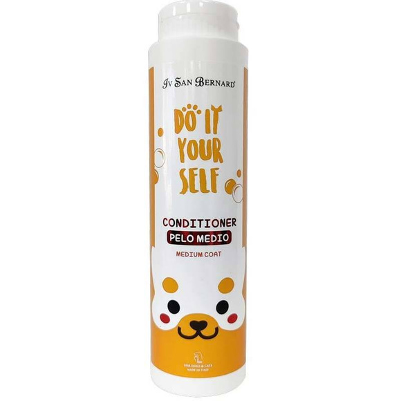 Iv San Bernard Do It Yourself Medium Coat Conditioner (Pelo Medio) - odżywka dla psów i kotów o średniej długości sierści, 300ml