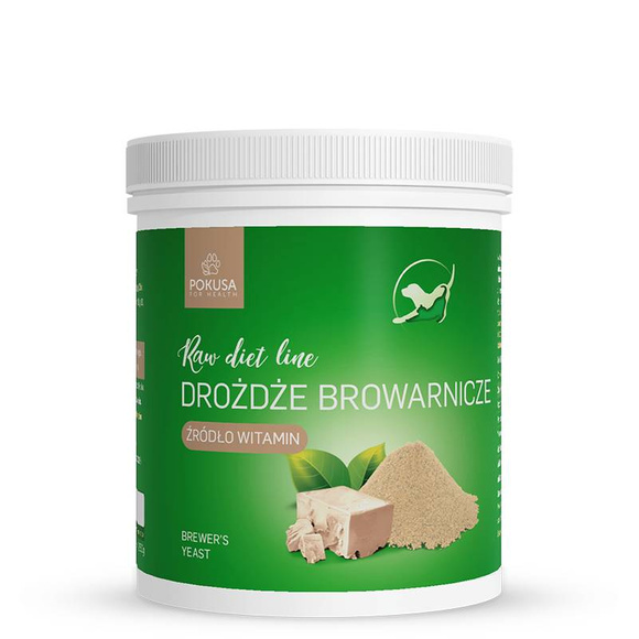 POKUSA RawDietLine Drożdże browarnicze - organiczne, czyste drożdże browarnicze 250g