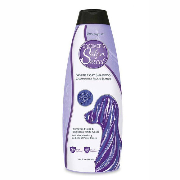 Groomer's Salon Select White Coat Shampoo - szampon dla psów i kotów o białej sierści, 544ml