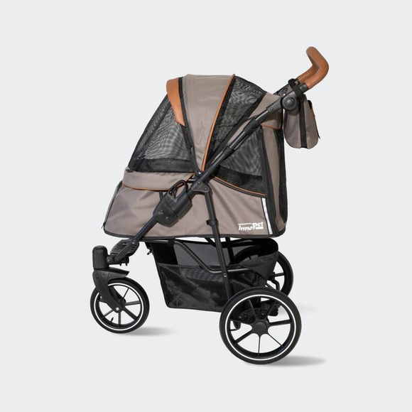 InnoPet Premium Cozy Beige - luksusowy, komfortowy wózek dla psów o wadze do 28kg