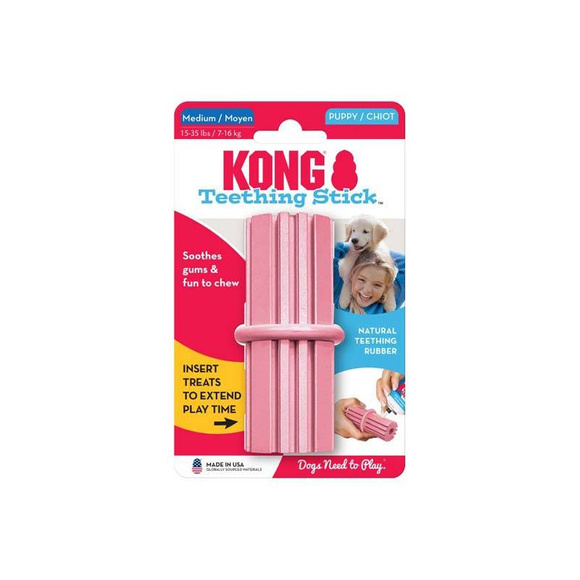 KONG® Puppy Teething Stick - zabawka, gryzak dla szczeniąt i młodych psów