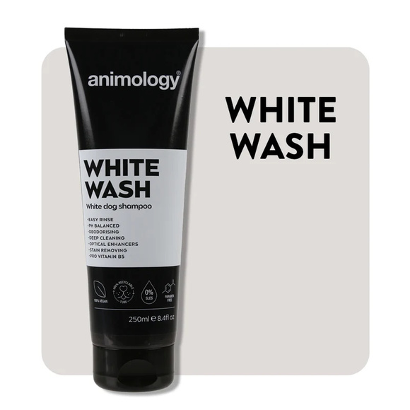 Animology White Wash - szampon do białej i jasnej sierści, 250ml