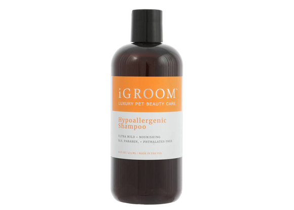 iGroom Hypoallergenic Shampoo - skoncentrowany (1:16) szampon hipoalergiczny, dla psów i kotów, 473ml