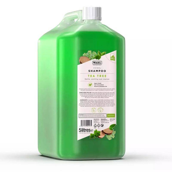 Wahl Tea Tree Shampoo – szampon z olejkiem z drzewa herbacianego, koncentrat 15:1, 5l