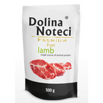 Dolina Noteci Premium Pure Jagnięcina - pełnoporcjowa mokra karma dla dorosłych psów, saszetka 500g