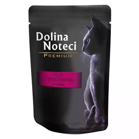 Dolina Noteci Premium filet z indyka - mokra karma dla kotów dorosłych, 85g