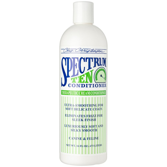 Chris Christensen Spectrum Ten Conditioner - odżywka wygładzająca i zmiękczająca do delikatnej sierści, koncentrat 1:16 473ml