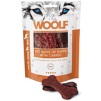 Woolf Big Bone Of Duck With Carrot - naturalny przysmak dla psa, mięso z kaczki i marchewka, 100g