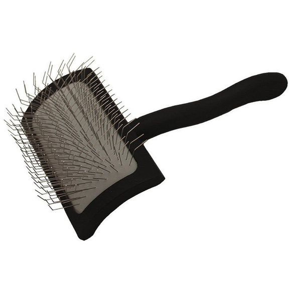 Chris Christensen Big K Medium Slicker Brush - średnia szczotka pudlówka, czarna