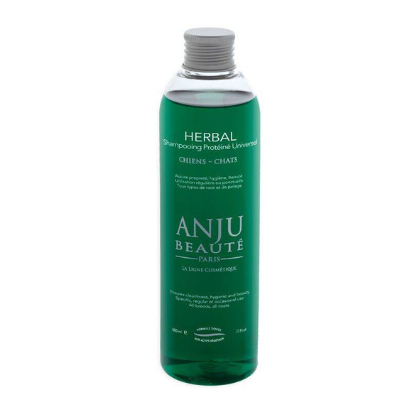 Anju Beaute Herbal Shampoo - delikatny, ziołowy szampon, dla psów i kotów, 250ml