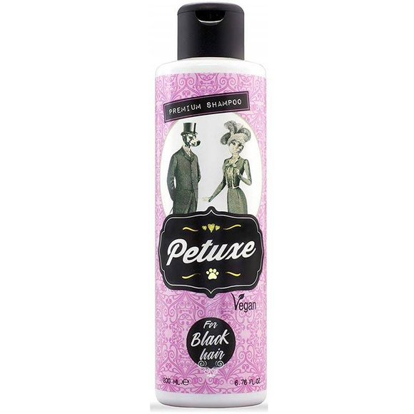 Petuxe for Black Hair Shampoo (Color Enhancing) - szampon do czarnej sierści, dla psów i kotów 200ml