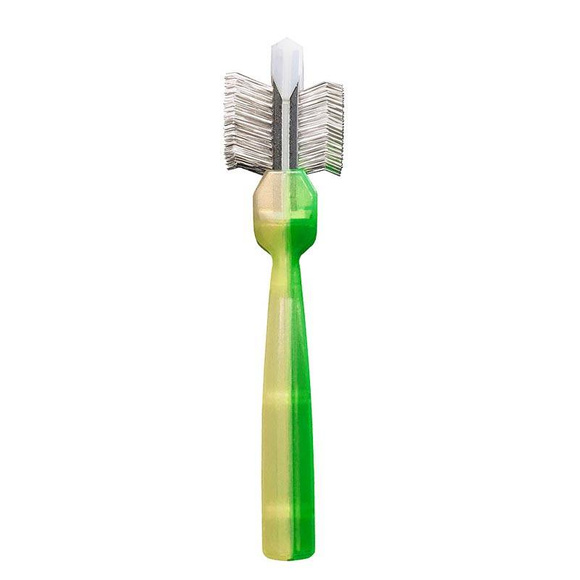 ActiVet Duo Plus Brush SilCoater 2w1 4.5 cm - dwie miękkie szczotki w jednej, do szaty długiej, cienkiej i jedwabistej