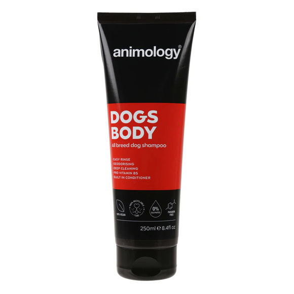 Animology Dogs Body - uniwersalny szampon do wszystkich rodzajów sierści, 250ml