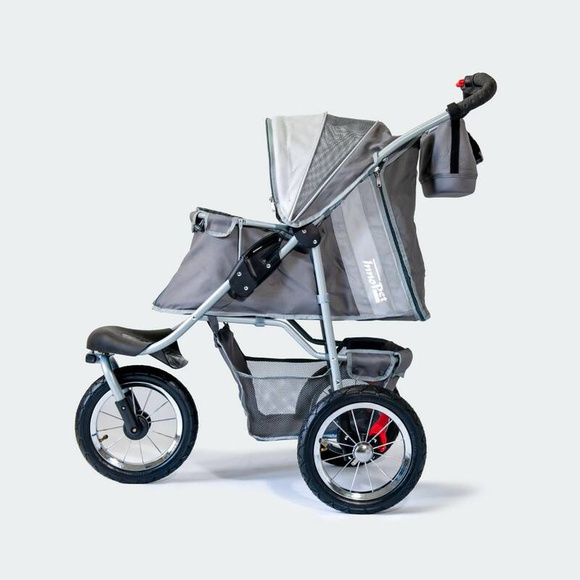 InnoPet Buggy Comfort ECO (air) - wielofunkcyjny, komfortowy i zwrotny wózek dla psów o wadze do 25kg