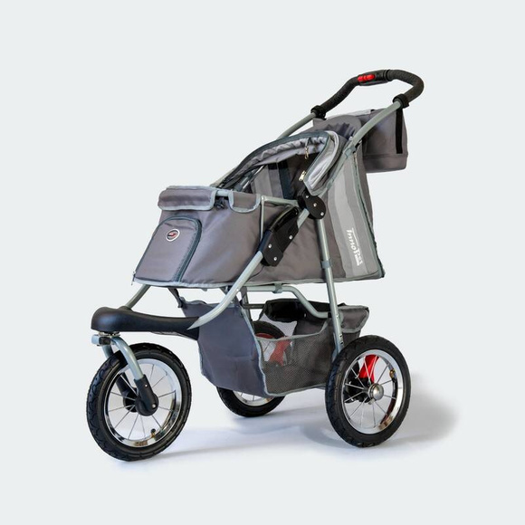 InnoPet Buggy Comfort ECO (air) - wielofunkcyjny, komfortowy i zwrotny wózek dla psów o wadze do 25kg