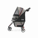 InnoPet Buggy Avenue Gray/Red - lekki i zwrotny wózek dla psów o wadze do 11kg, szaro-czerwony