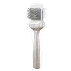 ActiVet Pro Brush Silver Coat Grabber 4.5 cm- twarda, dwustronna i elastyczna szczotka do usuwania podszerstka oraz do czesania ras z długim i grubym włosem