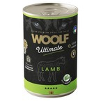 Woolf Ultimate Dog Adult Lamb with rosemary - bezglutenowa, pełnoporcjowa karma wilgotna z jagnięciną i rozmarynem dla dorosłych psów, 400g