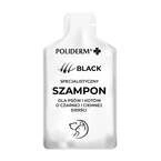 Poliderm® Black Shampoo - dermatologiczny szampon dla psów i kotów o czarnej i ciemnej sierści, saszetka 15ml