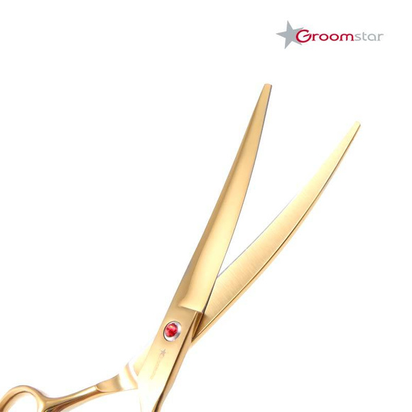 Groomstar - profesjonalne nożyczki groomerskie, zestaw 4 sztuk, 7"