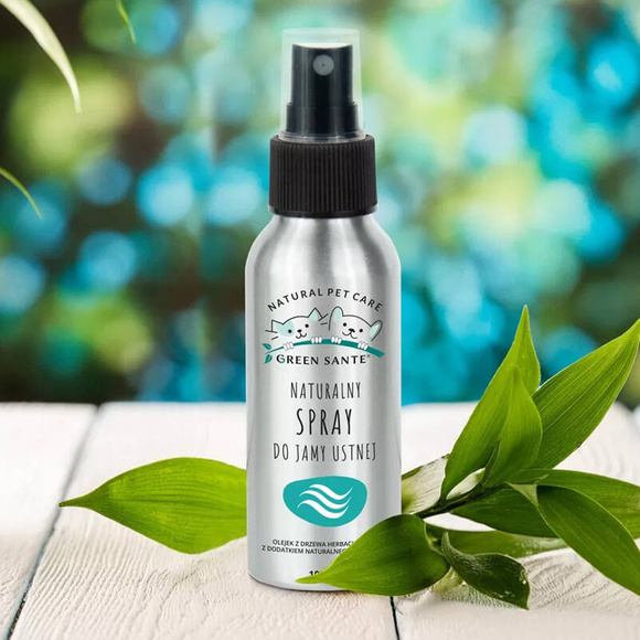 Green Sante - naturalny spray do higieny jamy ustnej dla psów i kotów, 100ml