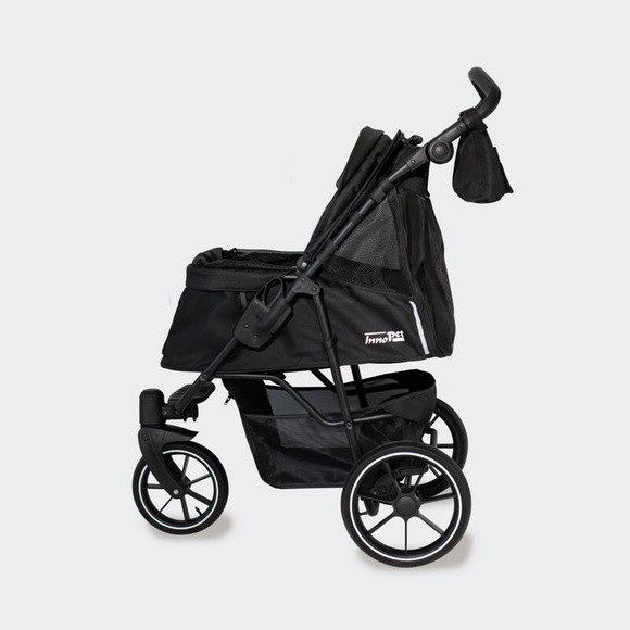 InnoPet Premium Cozy Black - luksusowy, komfortowy wózek dla psów o wadze do 28kg